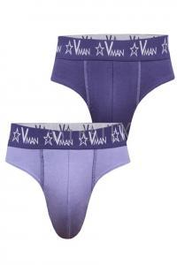 2 pack pnskch slip VIANIA Vman Blue Violet