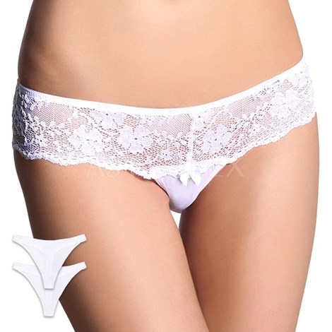 2pack tanga Sylvia White