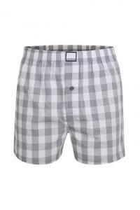 Bavlnn trenky Grey Check