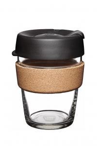 Cestovn hrnek Keepcup ern s korkem 340 ml