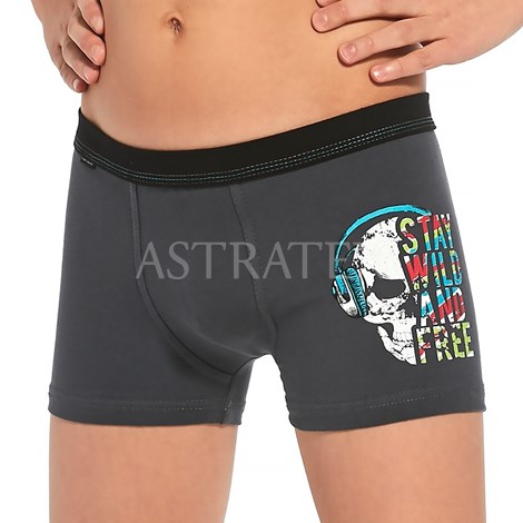 Chlapeck boxerky Print Skull Graphite