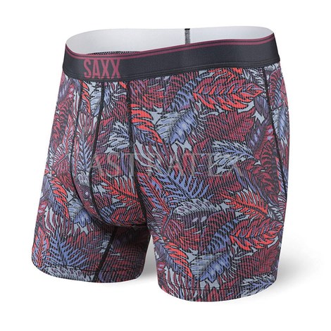 Pnsk boxerky SAXX Quest Red Tropics