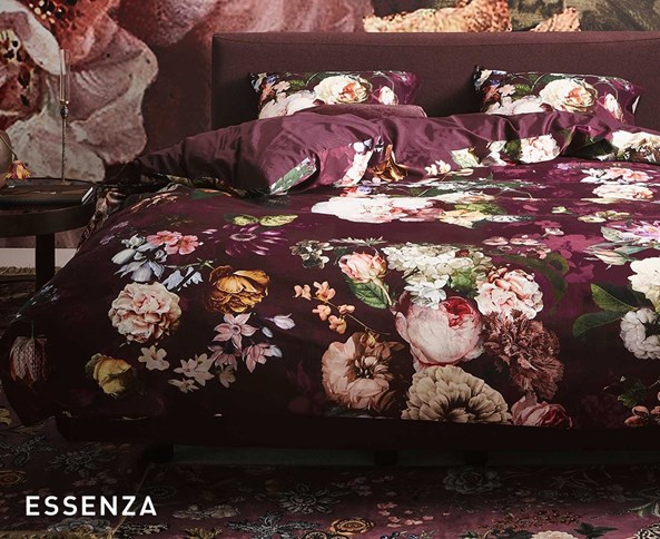 Povleen Essenza Home Fleur Burgundy